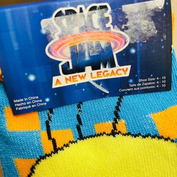 Space Jam women’s socks ~no show socks~ size shoe 4-10 (5 pairs) NWT - Picture 2 of 5